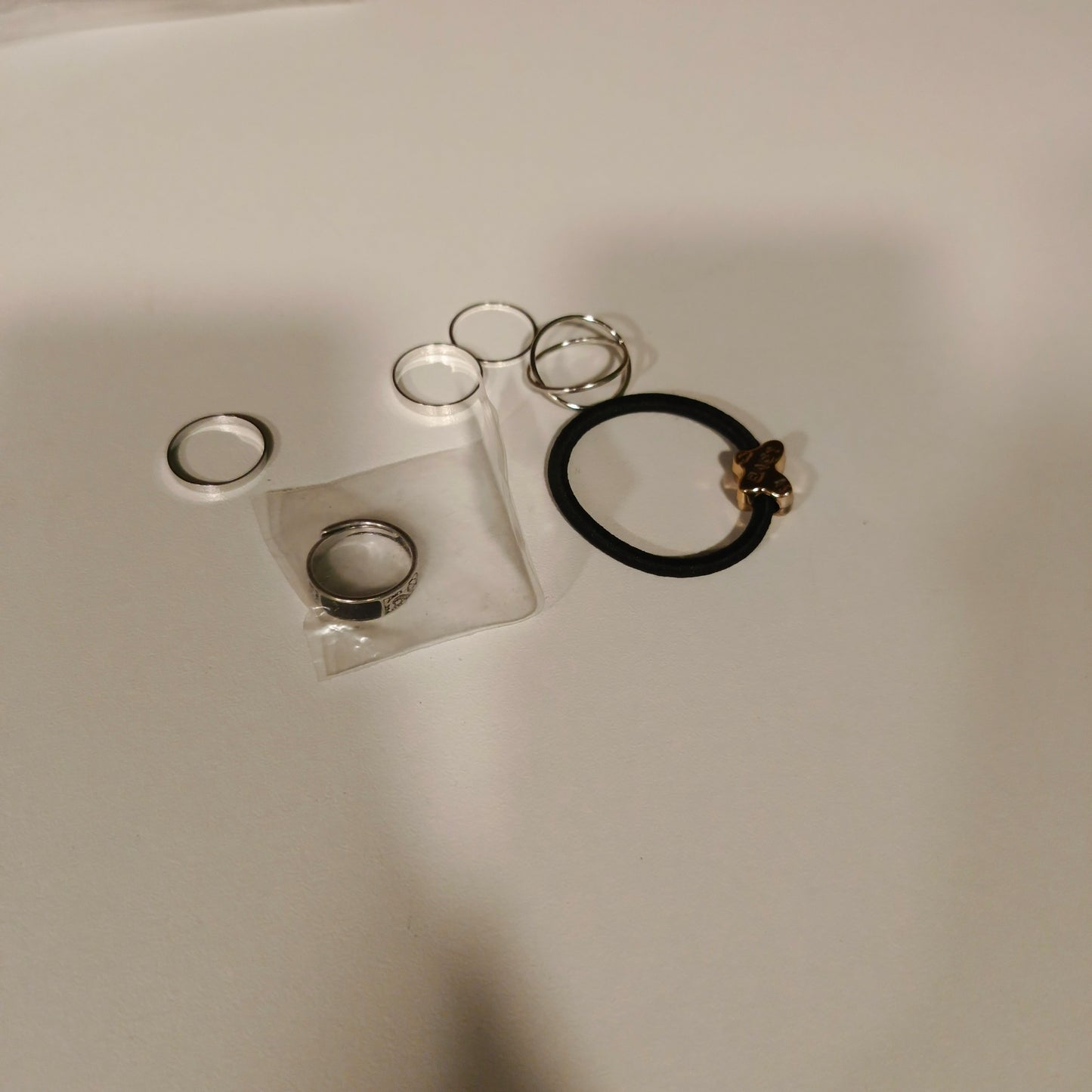 Mix Jewlery Pack Rings and black band