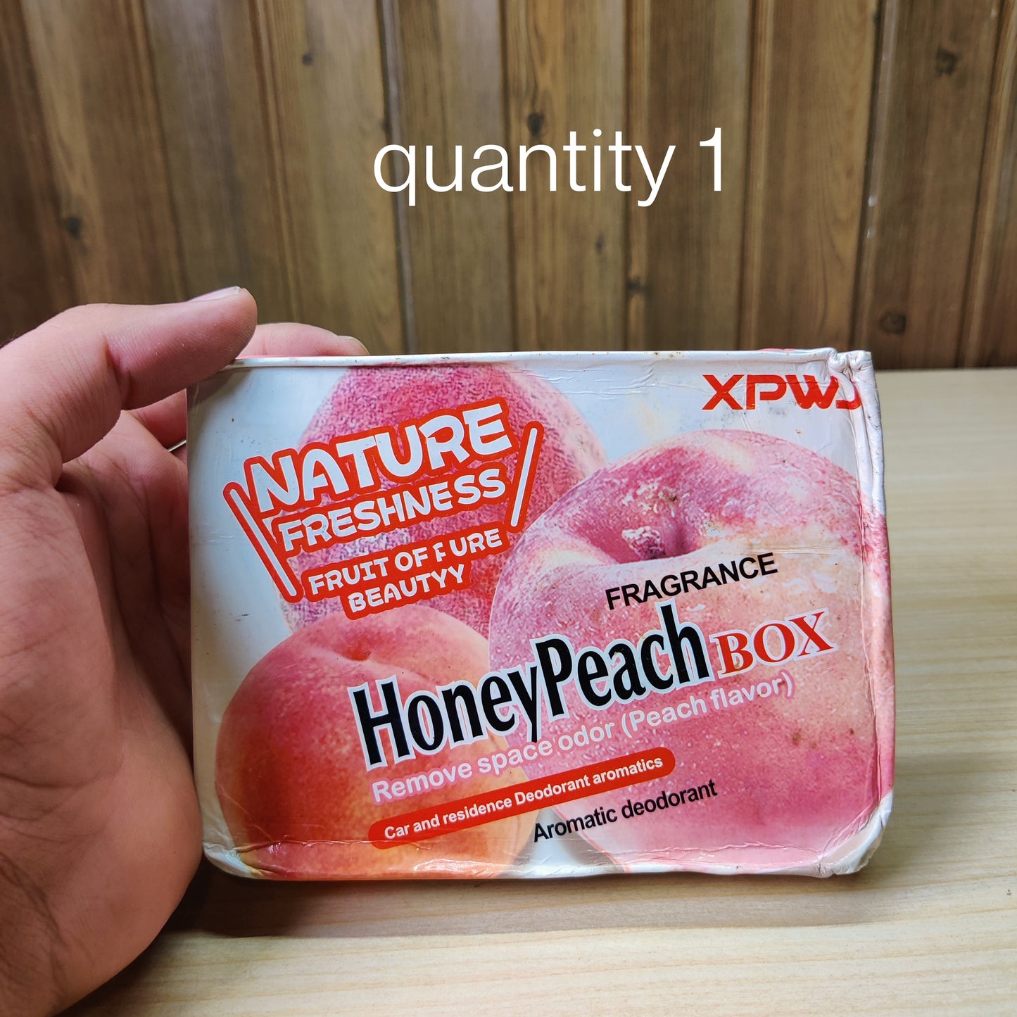 Honey Peach Air Freshener Deodorant Box for Car & Home