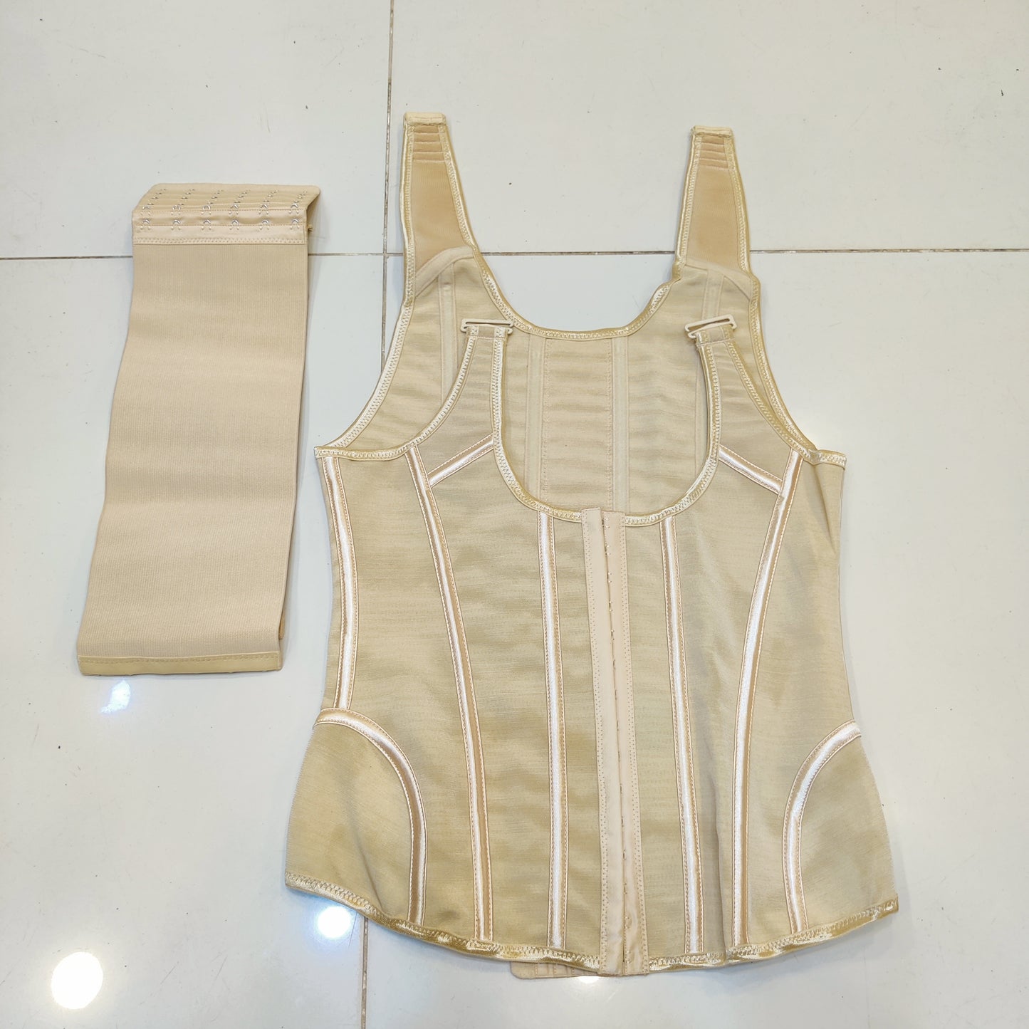 Women's Waist shaper Vest with Tummy Control Belt