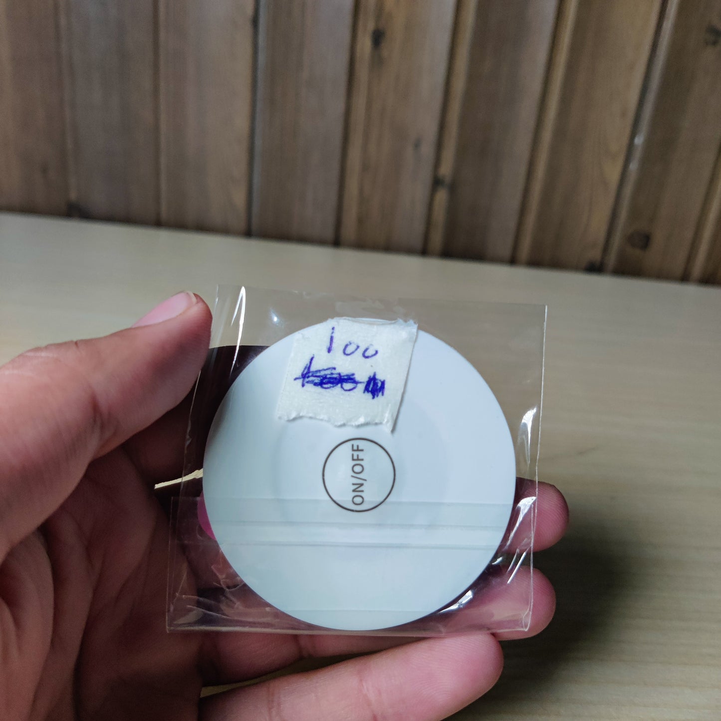 White Round ON/OFF Push Button Switch