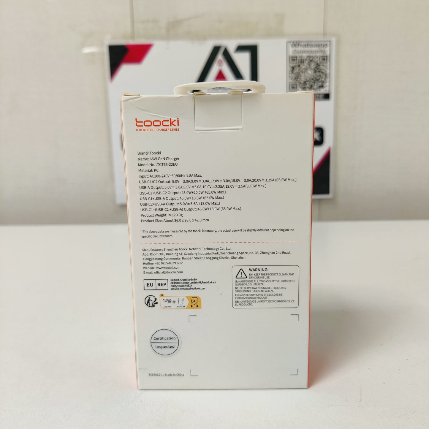 65w Gan Fast Charger Toocki, 1