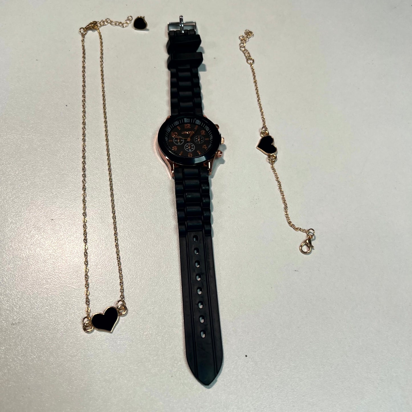 Black Watch with JEwellery