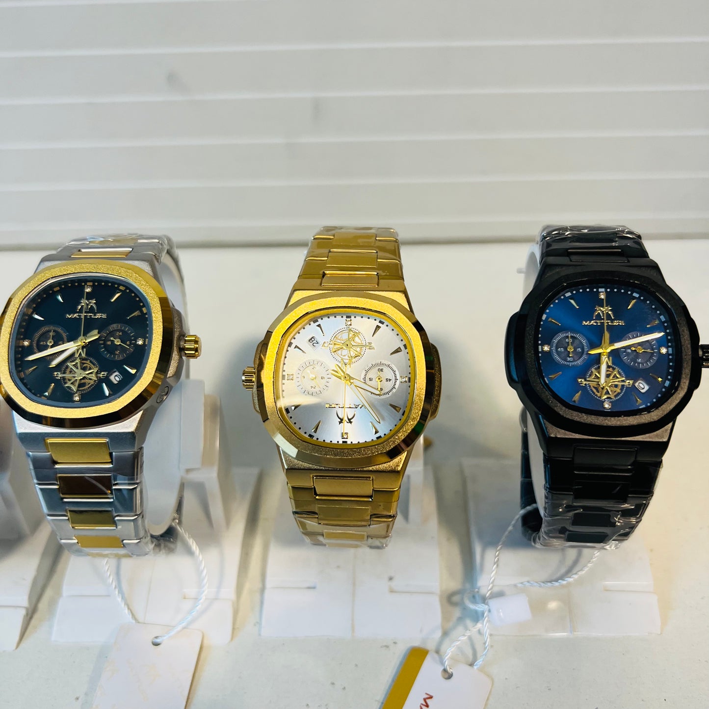 Men's Watch chronograph working Stainless Steel high quality 32750