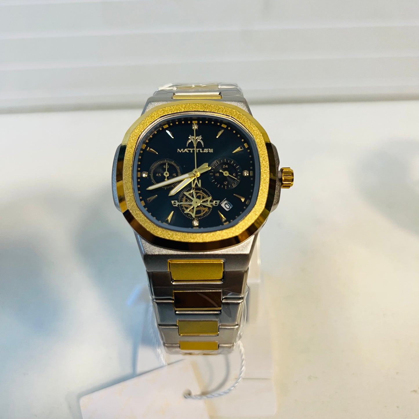 Men's Watch chronograph working Stainless Steel high quality 32750