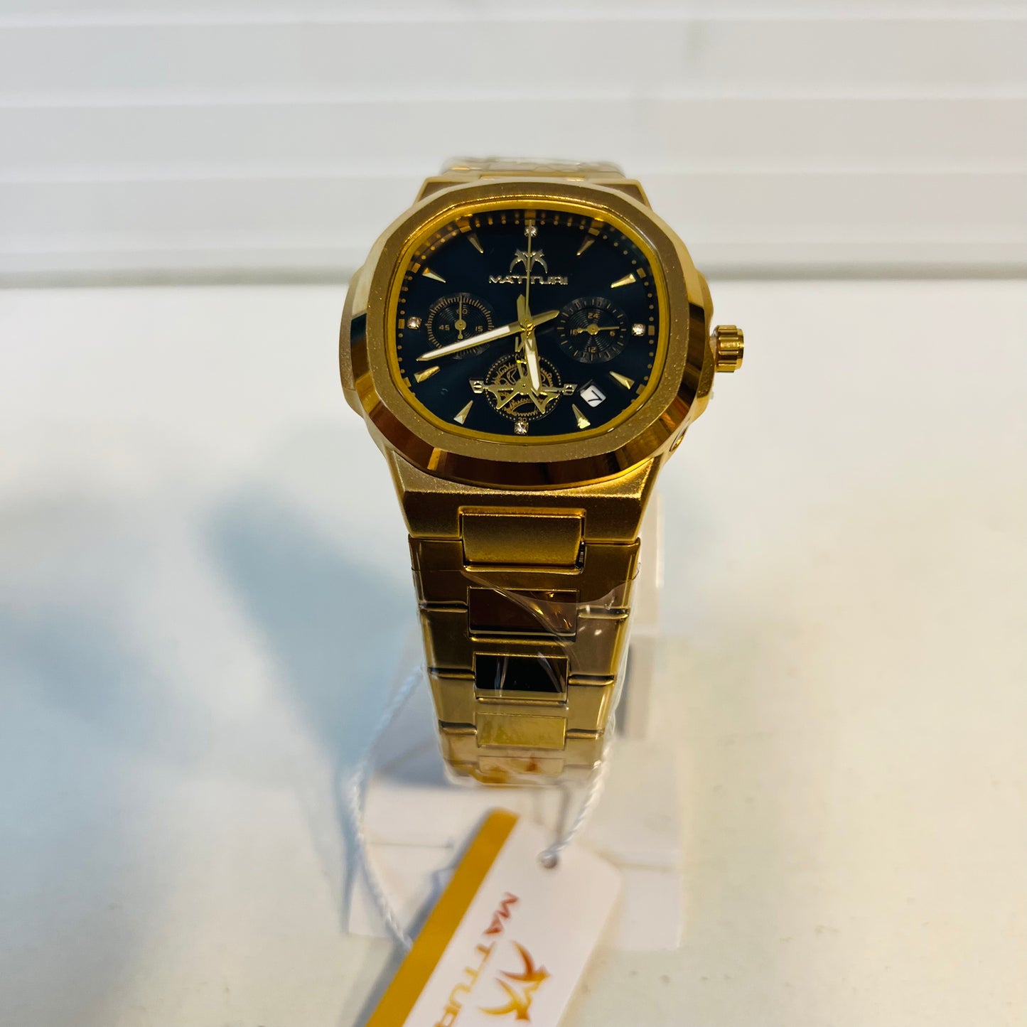 Men's Watch chronograph working Stainless Steel high quality 32750