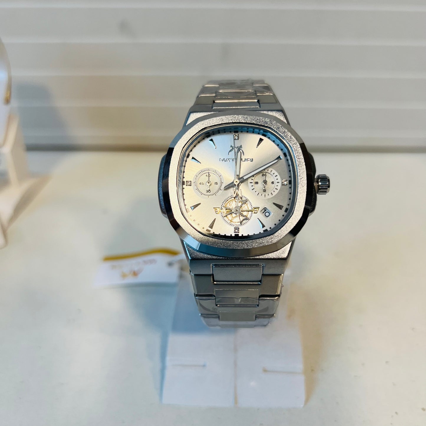 Men's Watch chronograph working Stainless Steel high quality 32750