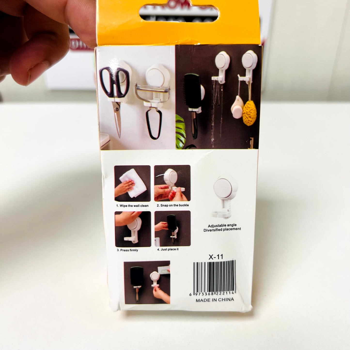 Multifunctionals Suction Cup Older 360 Clamp Brush Comb Holder or Anything, 61130