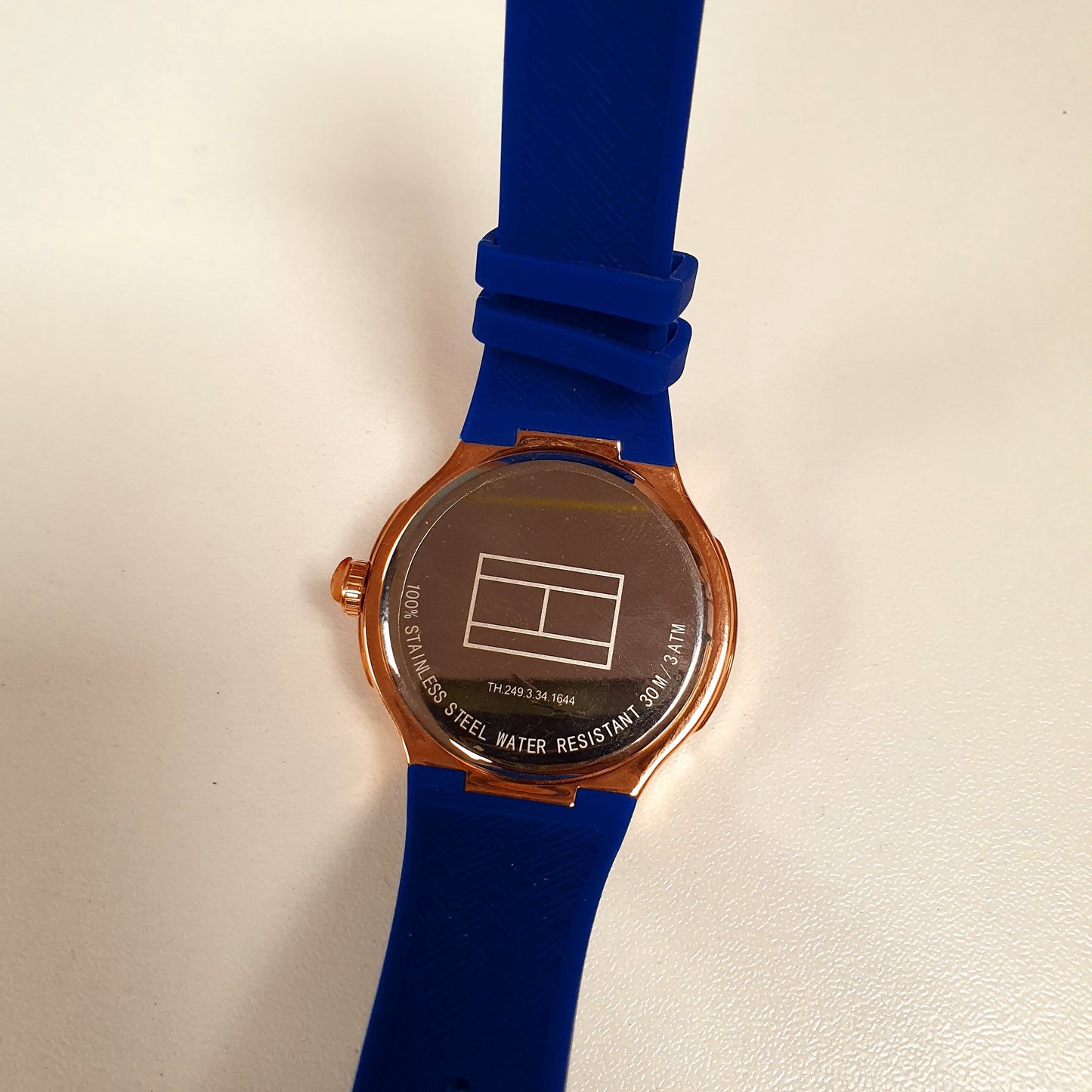 Tomy Hilfiger Blue Gold Watch 3641