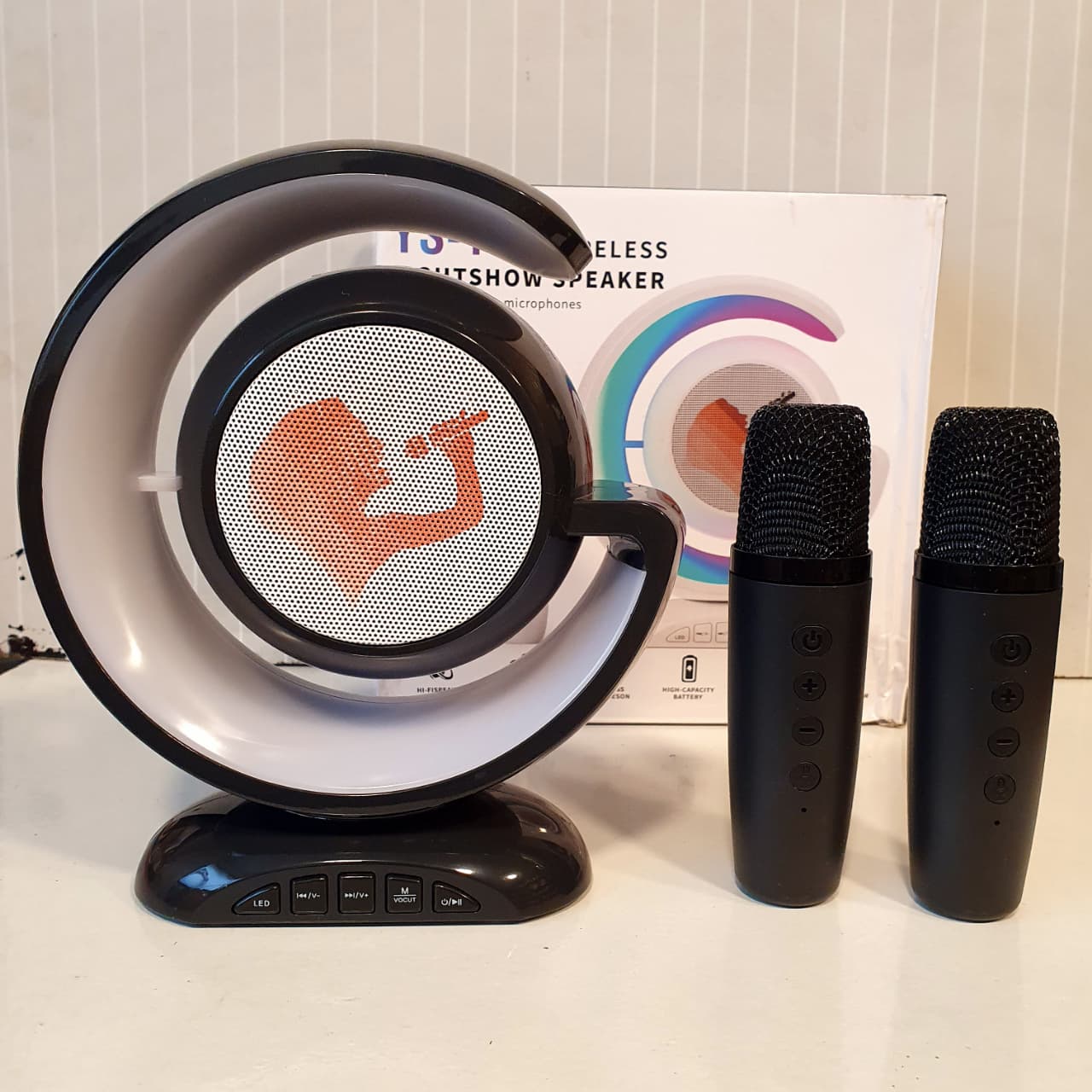 Ys-110 Wireless Lightshow Speaker Karoke System, 101550
