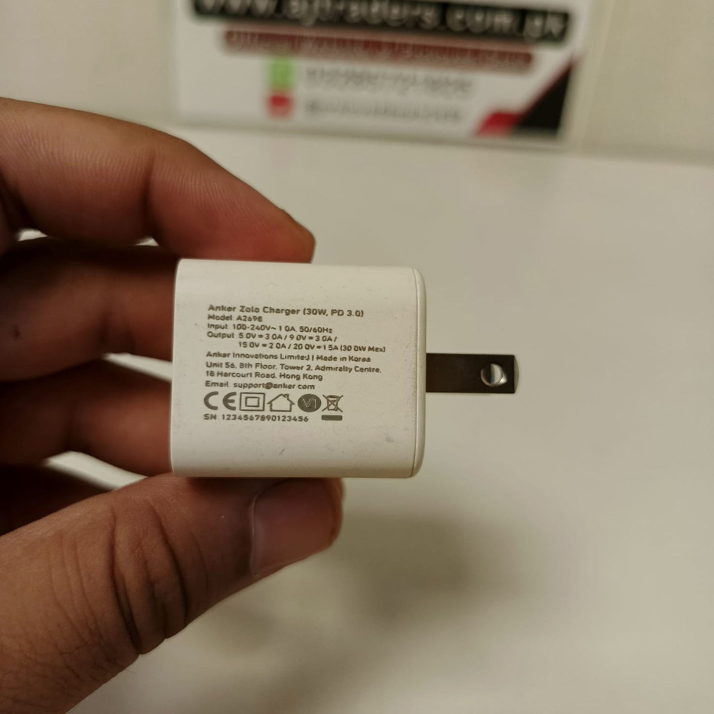 Anker 30w Dual C Port Adapter, 122150