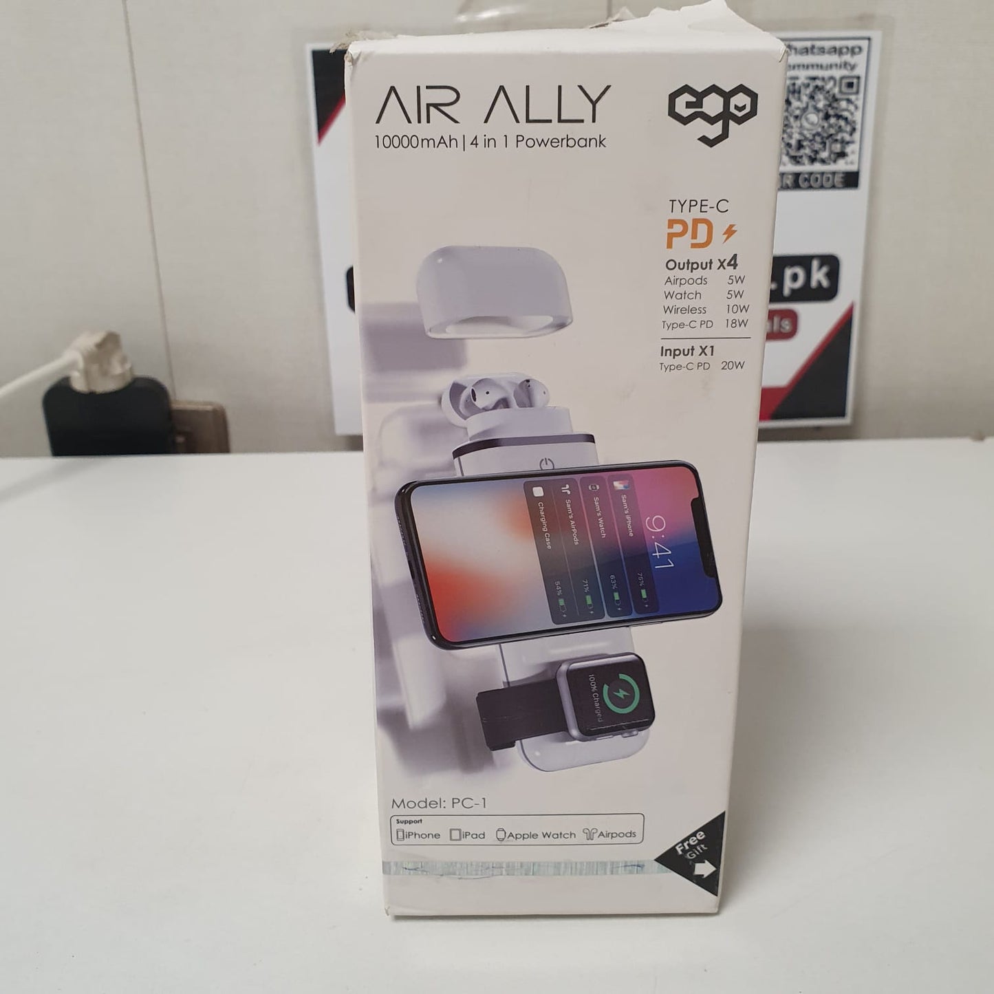 Air Ally 4 in 1 Power Bank, 11950