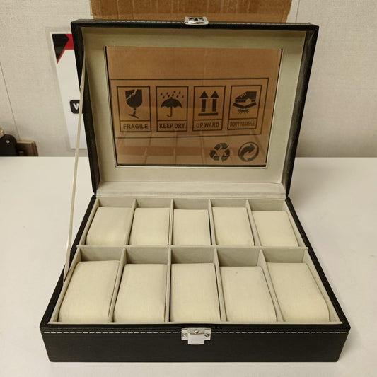 10 Watches Leather Display Box, 183000