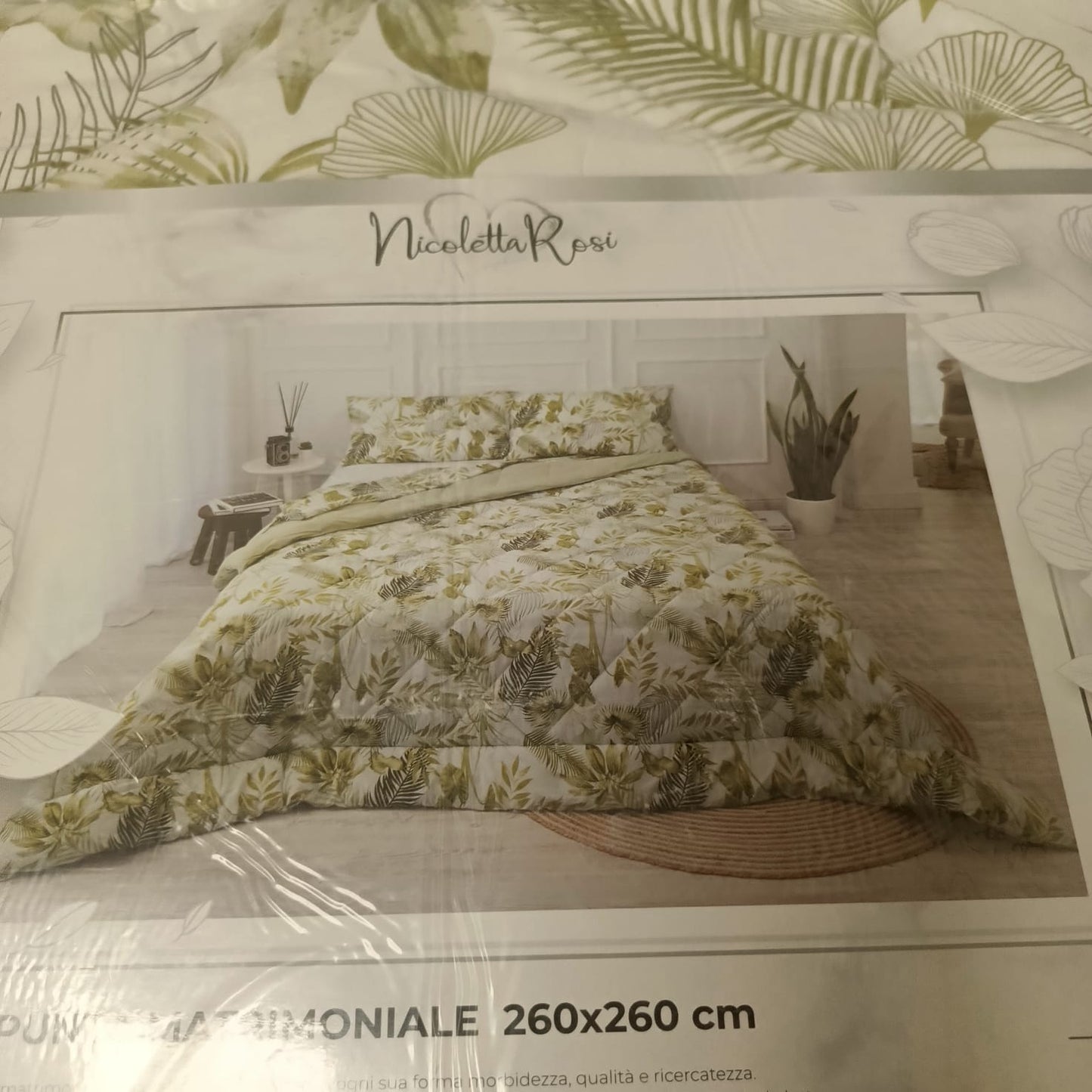 Nicolette Rosi Italian Quilt super King Size 260 x 260 cm