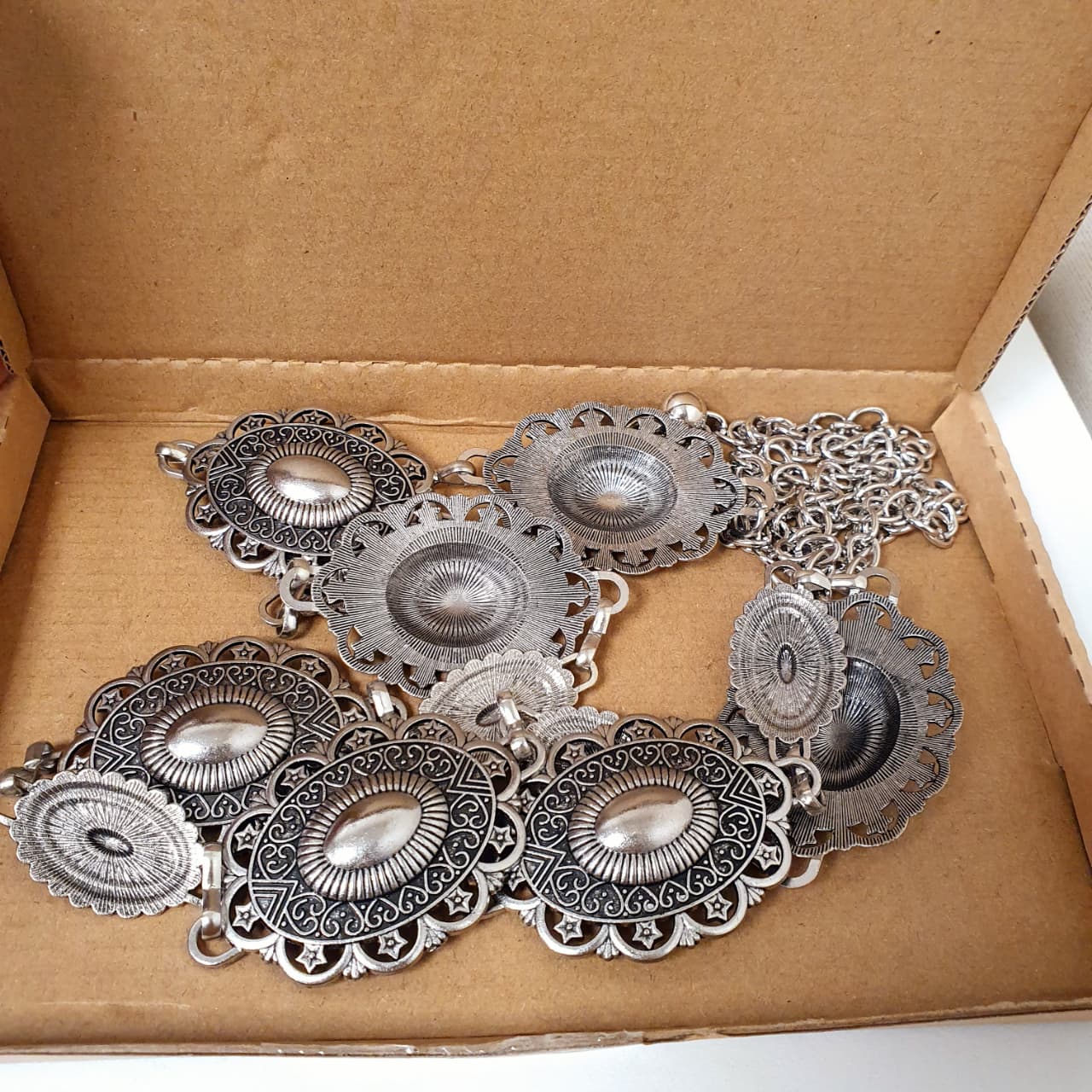 Silver Ladies Belly Belt, 201300