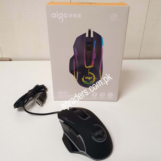 Aigo q833 Gaming RGB mouse, 13650