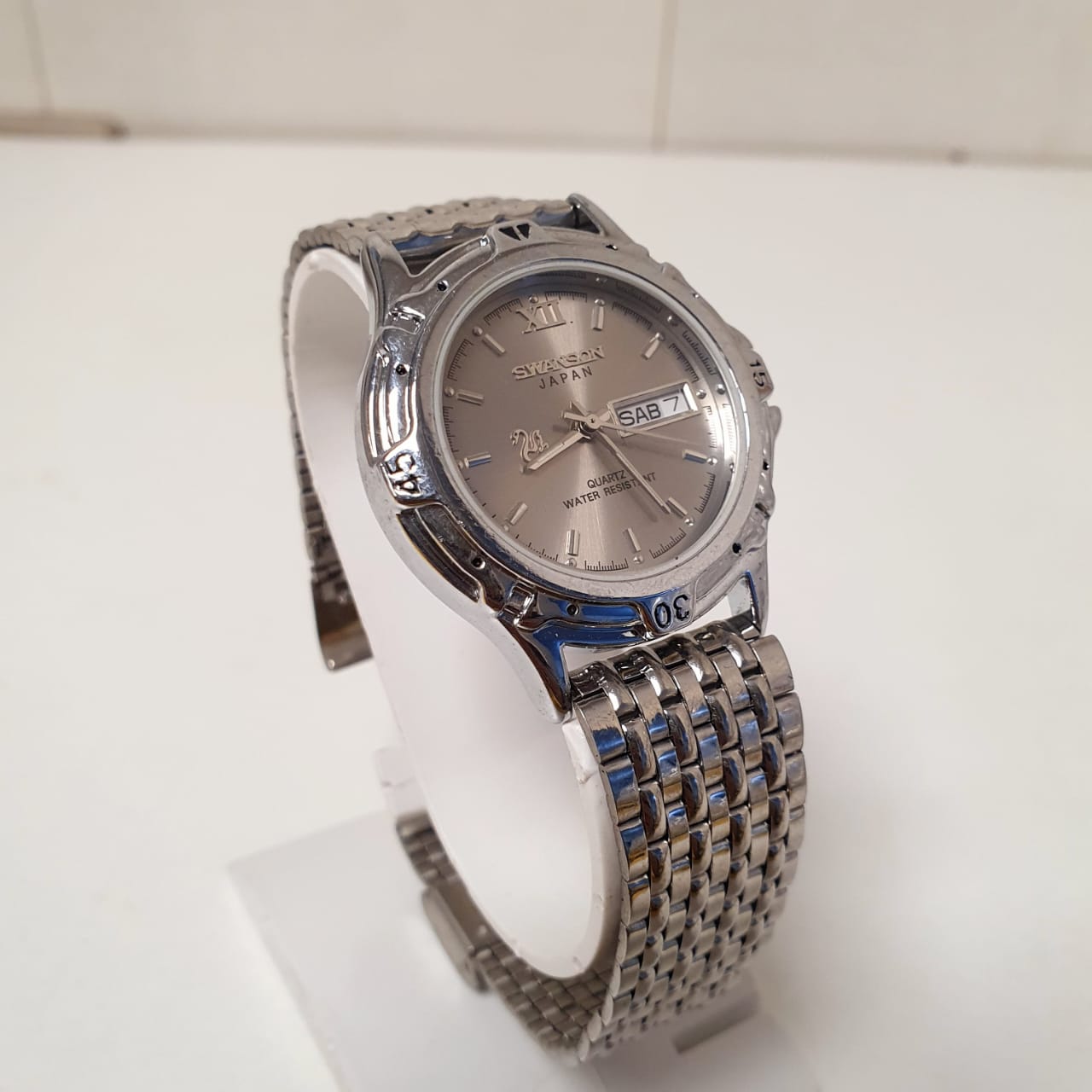 Quartz Swanson Japan Watch Silver Art # 12