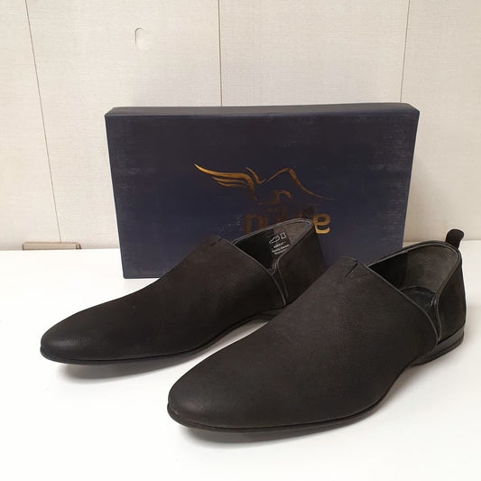 Hand Made Turkish Leather Black Shoes Art#0092