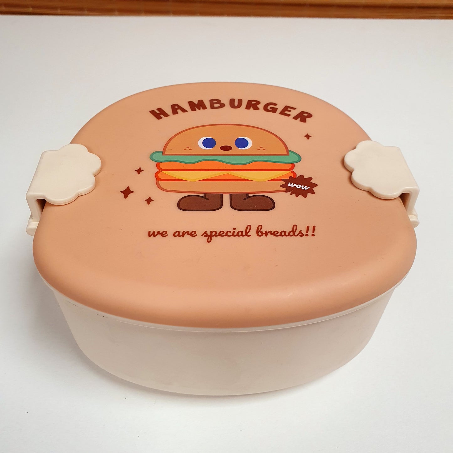 Lunch box hamburger style