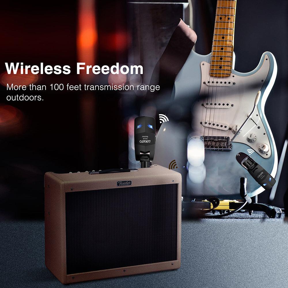 Wireless Guitar Audio Transmitter Receiver