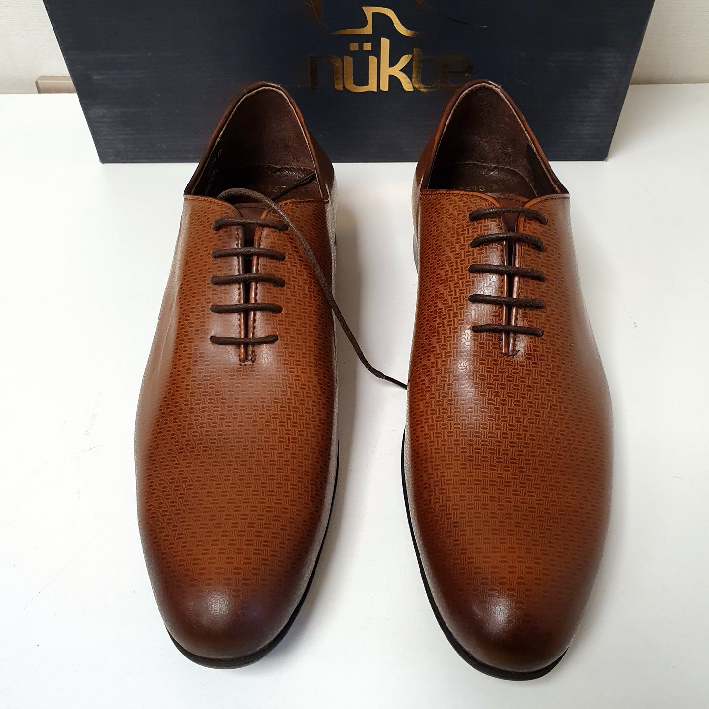 Hand Made Brown Turkish Leather Shoes by Sepals Art # 58, 152950