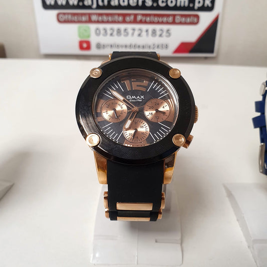 Omax Cosmo Graph quartz chronograph Watch, 301250