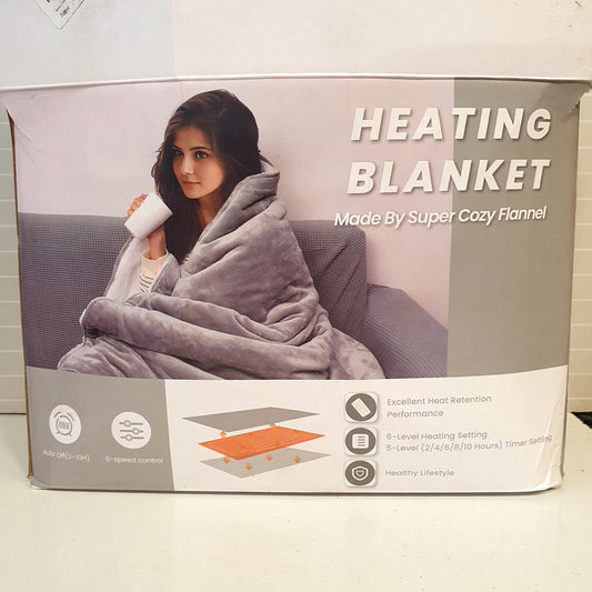 Electric Heating Blanket Fast Heating Flannel Blankets Temperature Adjustable Washable