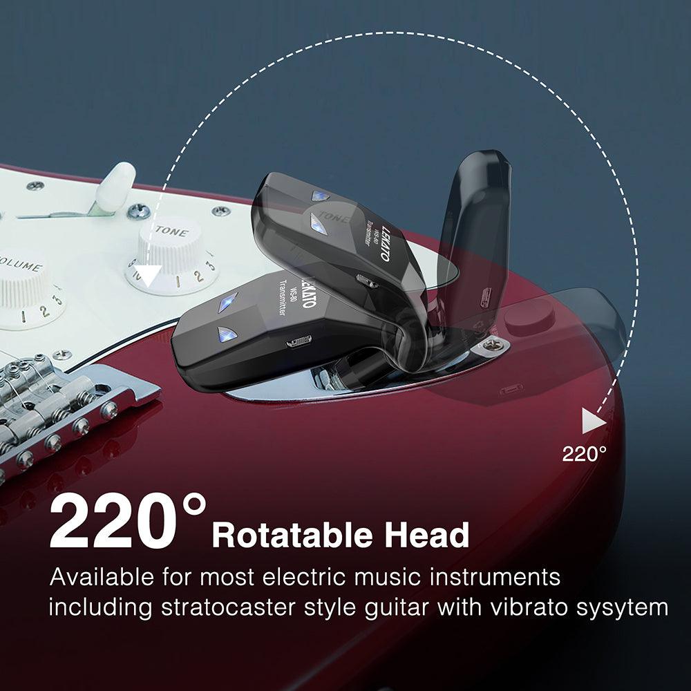 Wireless Guitar Audio Transmitter Receiver