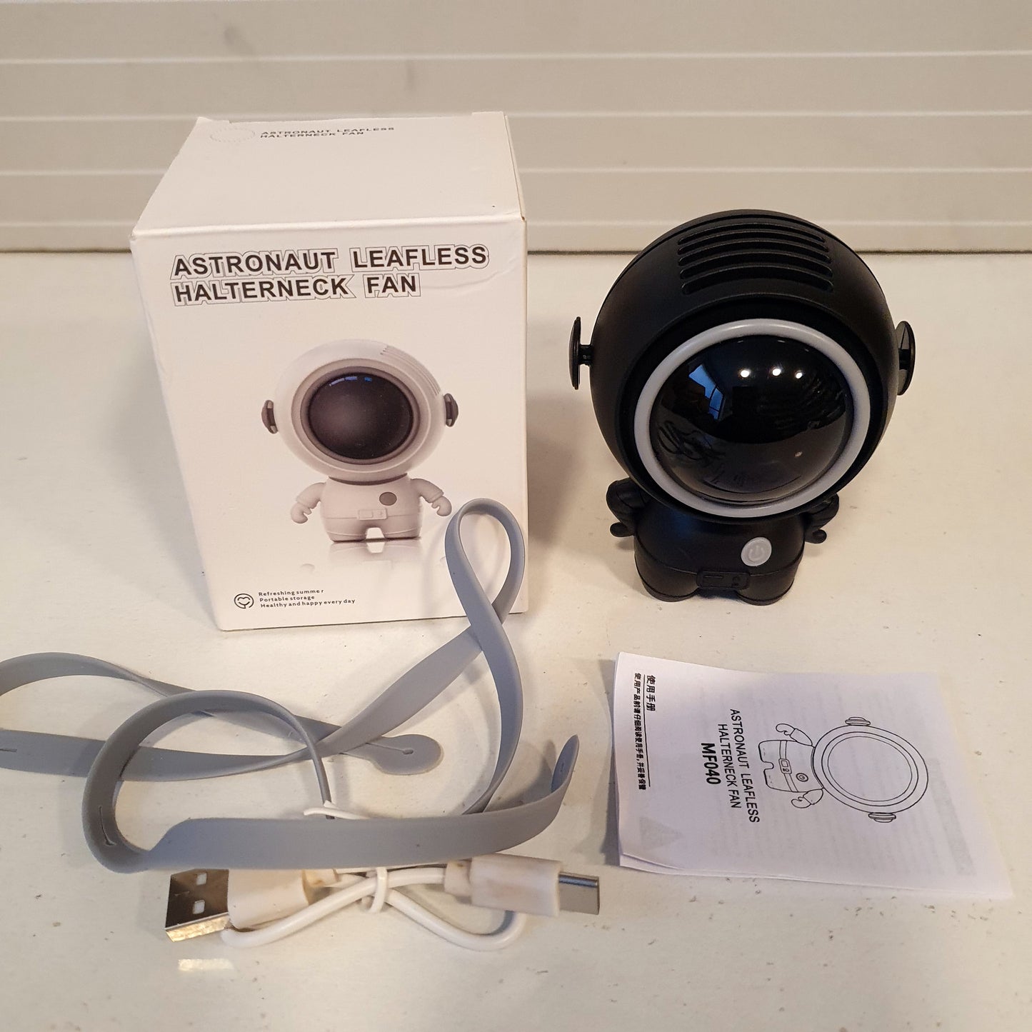 Astronaut Leafless Rechargeable Fan