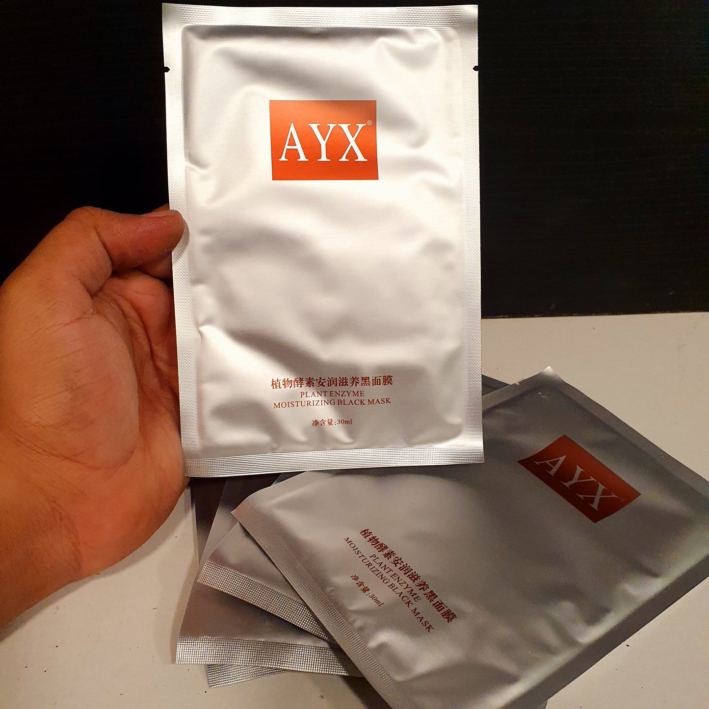 AYK moisturizing Black Mask Pack of 5