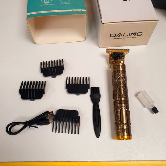Daling Metal Hair Trimmer with 4 Combs