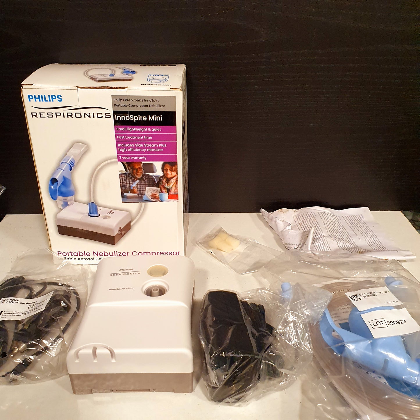 Philips Respironics Nebulizer Innospire MINI Made in Germany