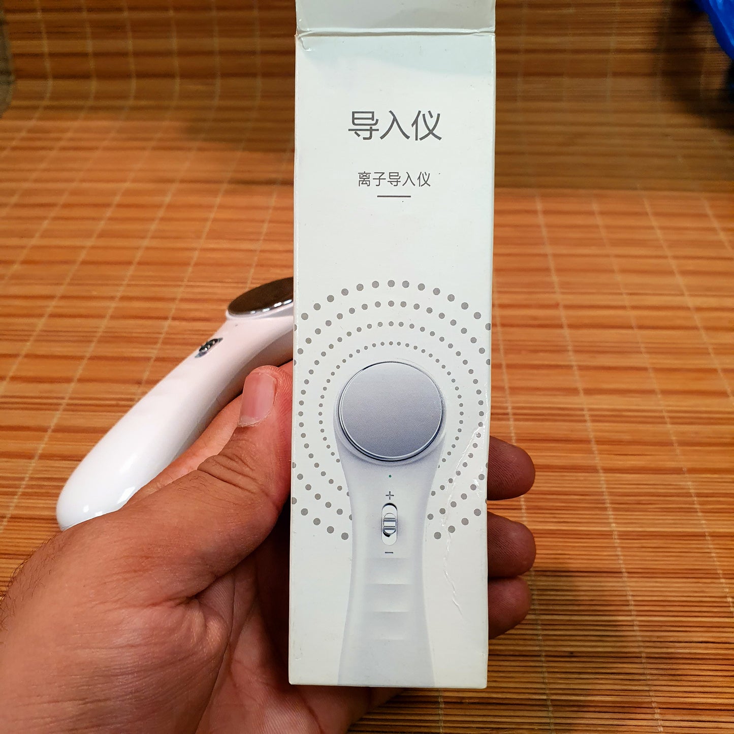 Ultrasonic anti aging ion fascial massager firming Skin care