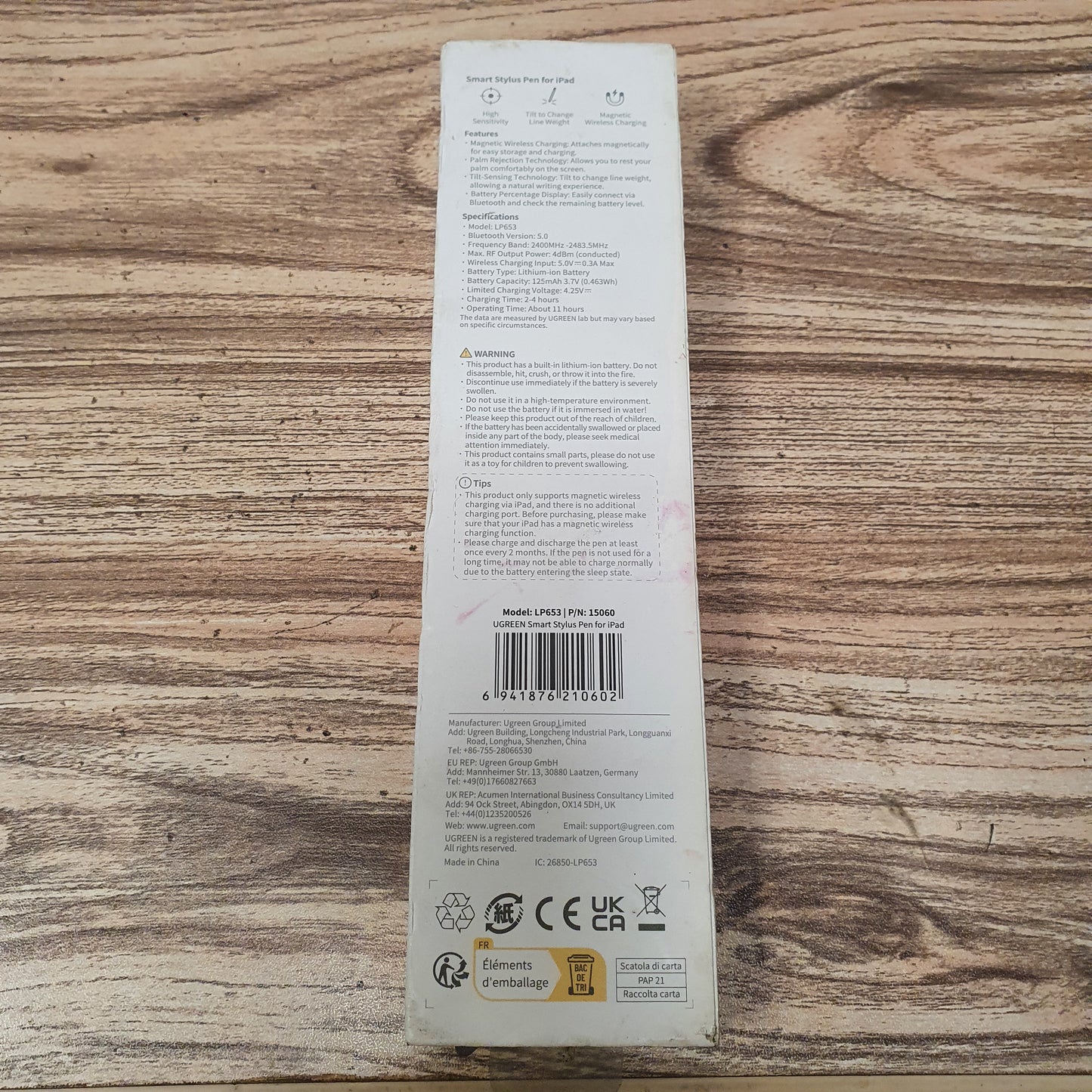 Ugreen Smart Stylus Pen for Ipads