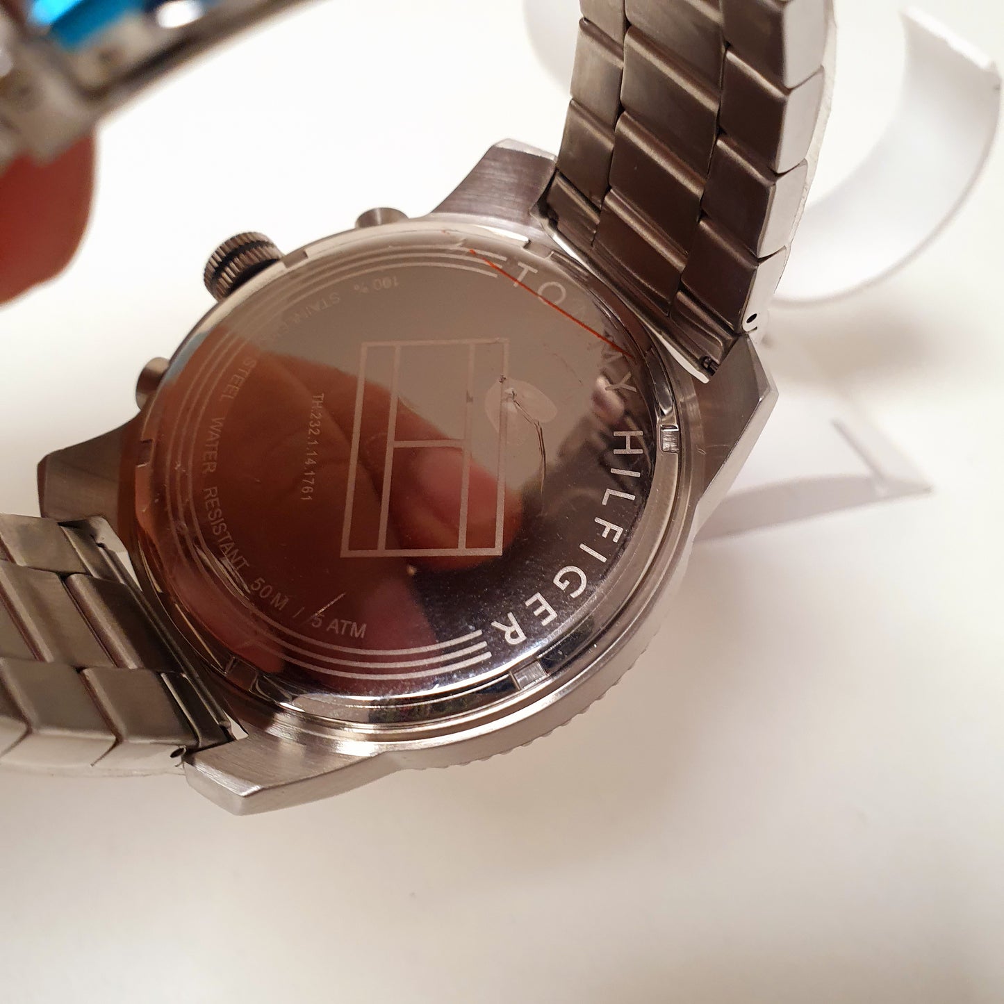 Tommy Hilfiger Rose gold Silver Watch, 16950