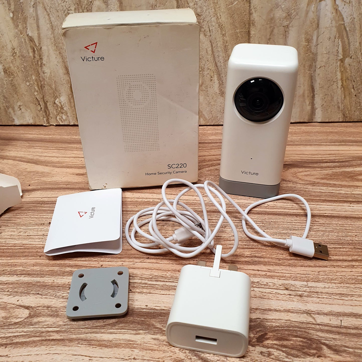 Victure Full HD Wireless Indoor Security Camera 360° Rotation.