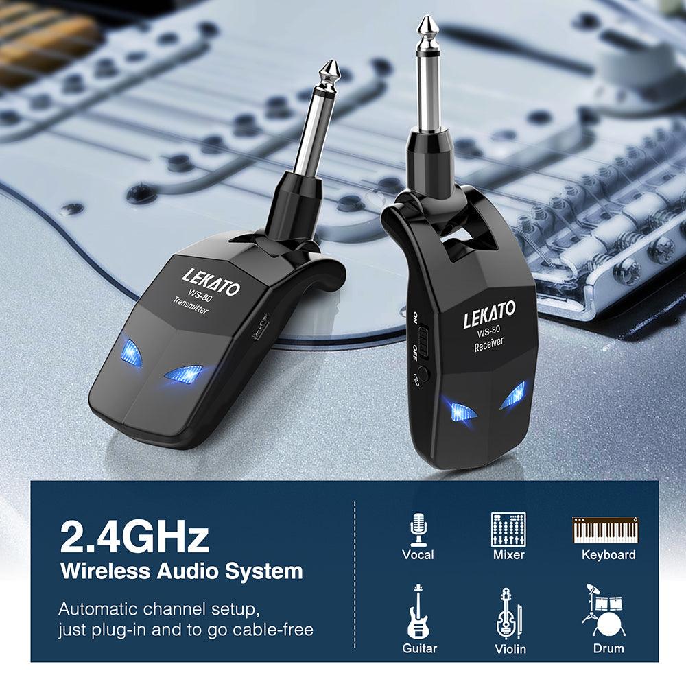 Wireless Guitar Audio Transmitter Receiver