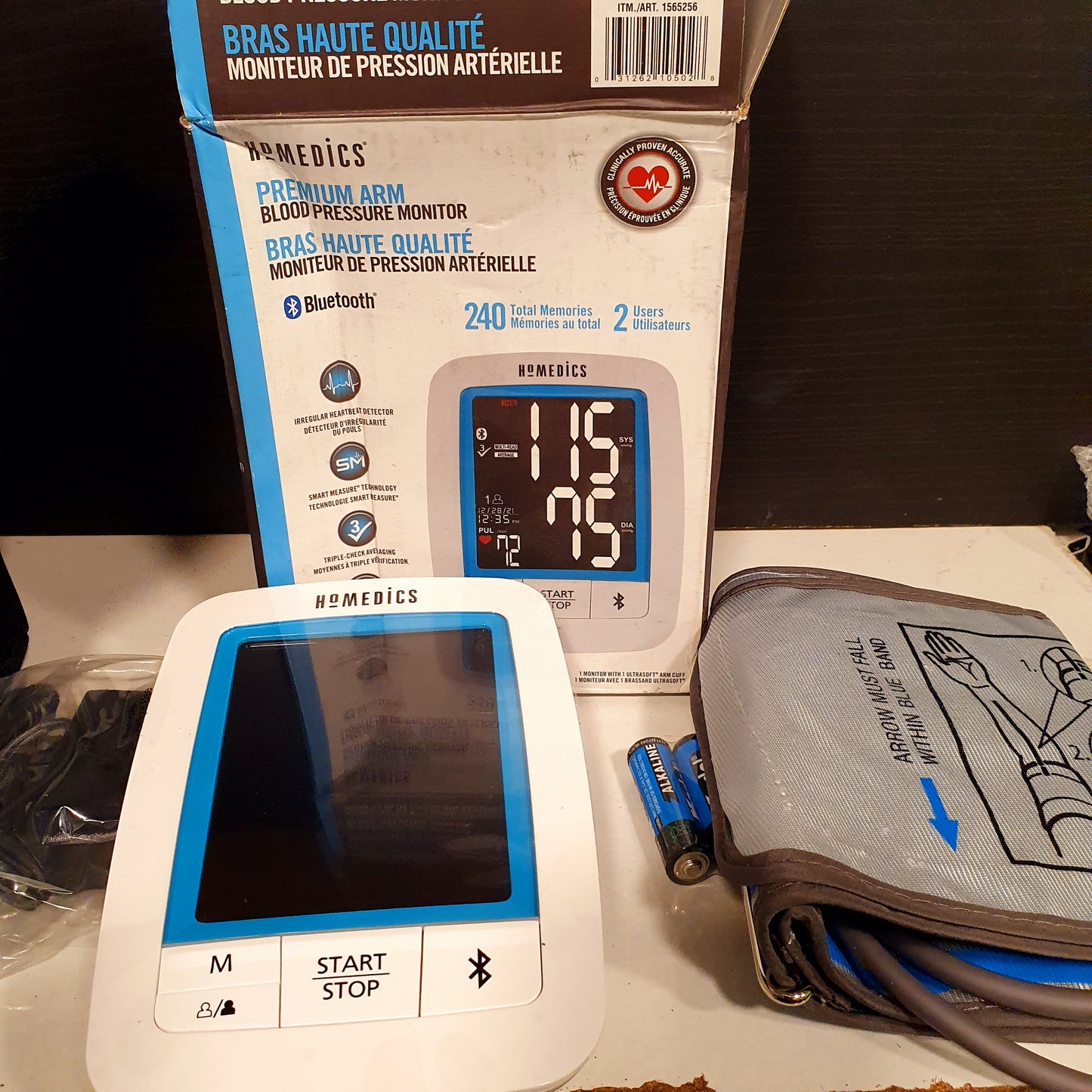 Homedics Premium Arm Bp monitor, 22155