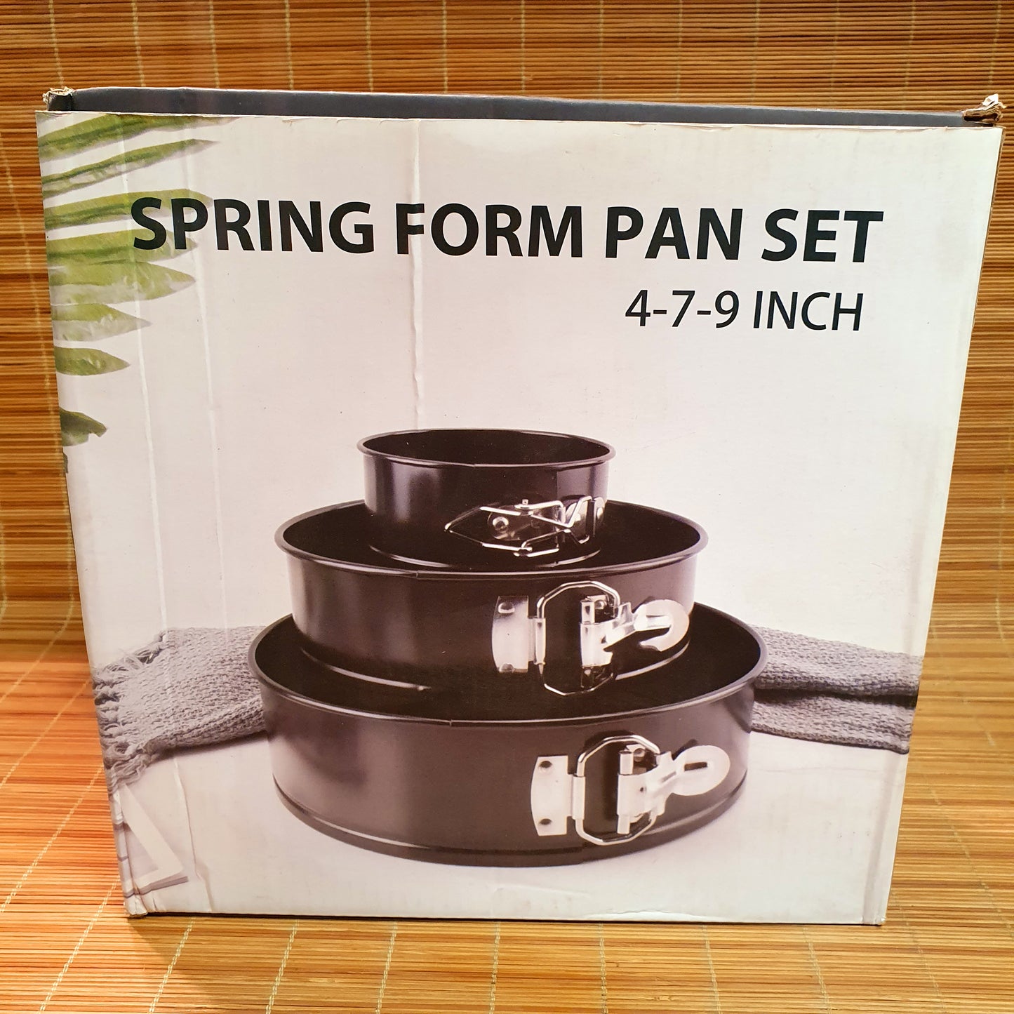 Spring Foam Baking Cake Pan Set pack of 3