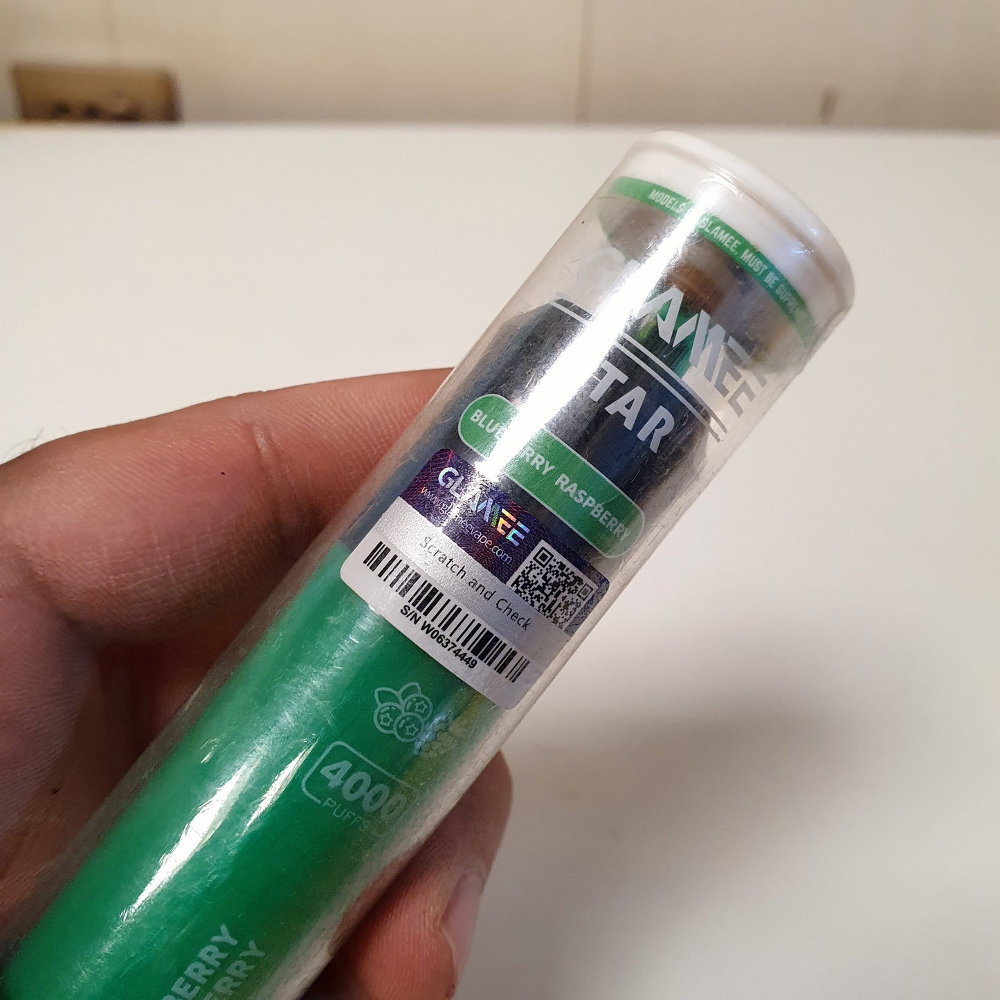 4000 Puff Vape Pod blueberry raspberry