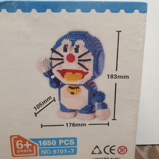Doremon Shaped 3d Puzzle Blocks 1650 Pcs