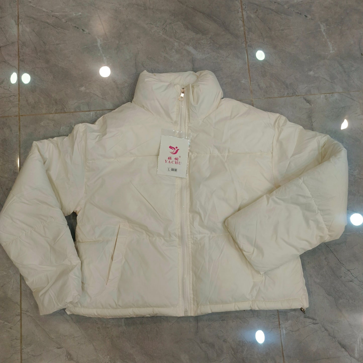 Fashion ladies paded puffy jacket medium to large size
