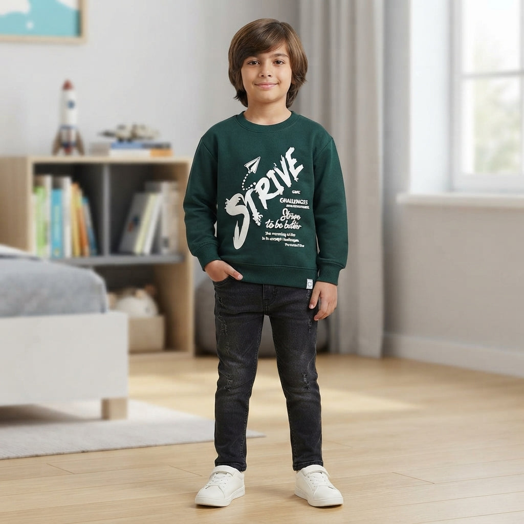 Kids Branded Sweat Shirts Full Sleeves