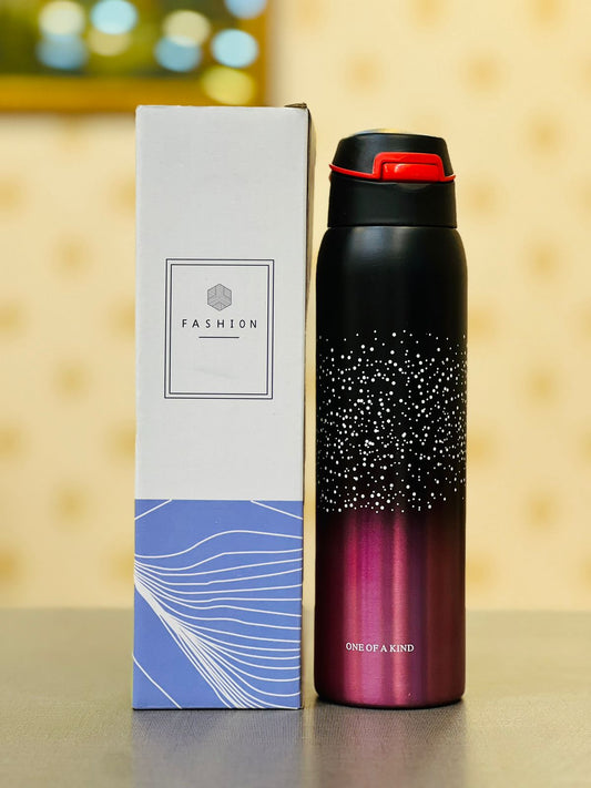 Stainless Steel Water Bottle With Straw Lid