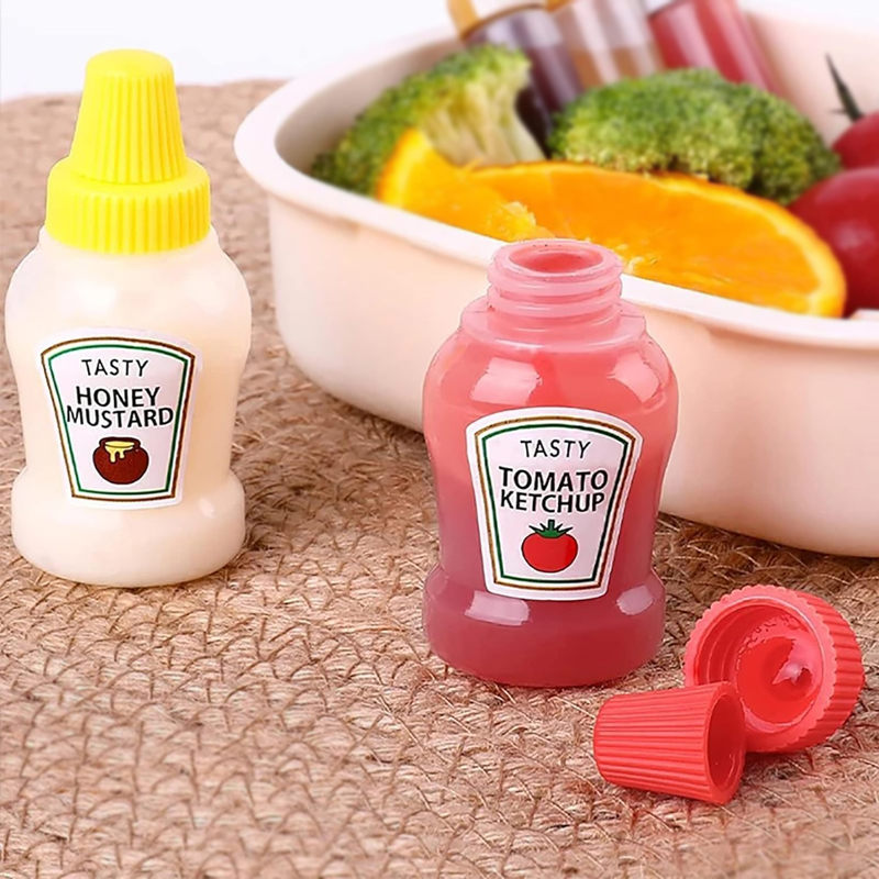 Mini Traveling Bottles for Ketchup and Sauces, 241400