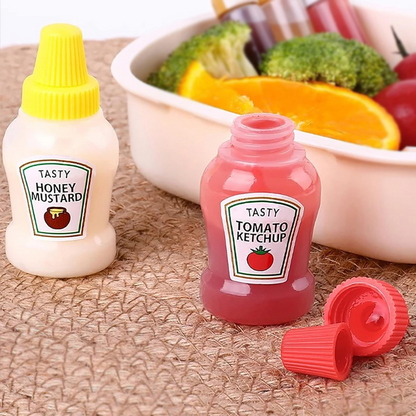 Mini Traveling Bottles for Ketchup and Sauces, 241400
