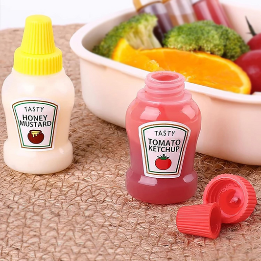 Mini Traveling Bottles for Ketchup and Sauces, 241400