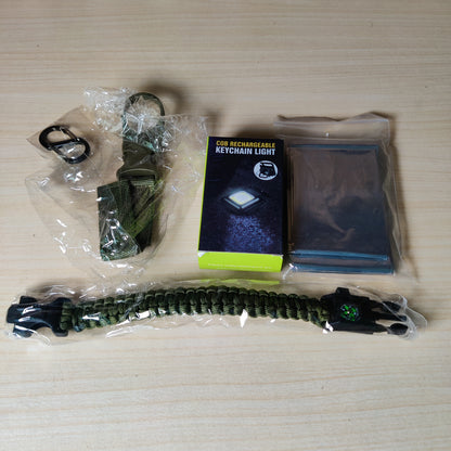 Outdoor Emergency Survival Gear Kit