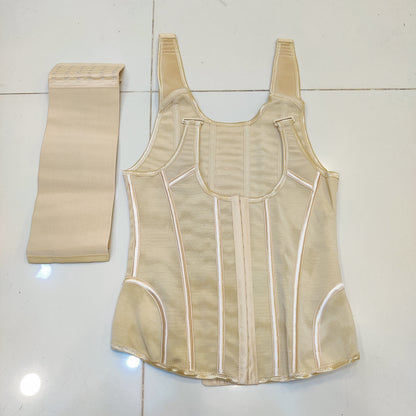 Women's Waist shaper Vest with Tummy Control Belt