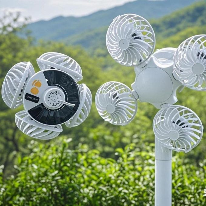 Solar Powered Foldable Soccer Fan LED Light