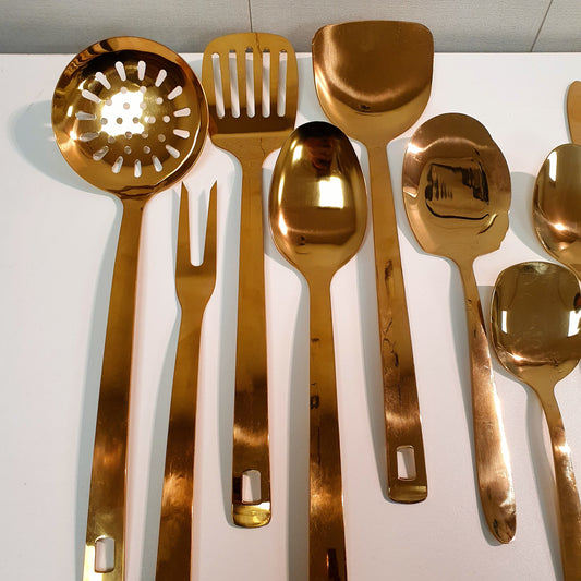 Golden Big Sizes Kitchen Spoon